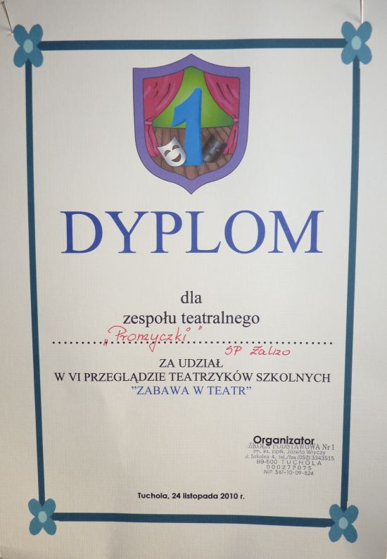 Dyplom Promyki